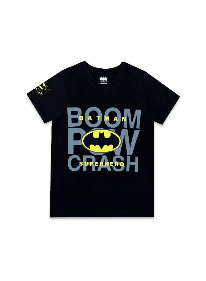 Warner Bros. Warner Bros. Batman  Boy's Short Sleeve 100% Cotton T-Shirt